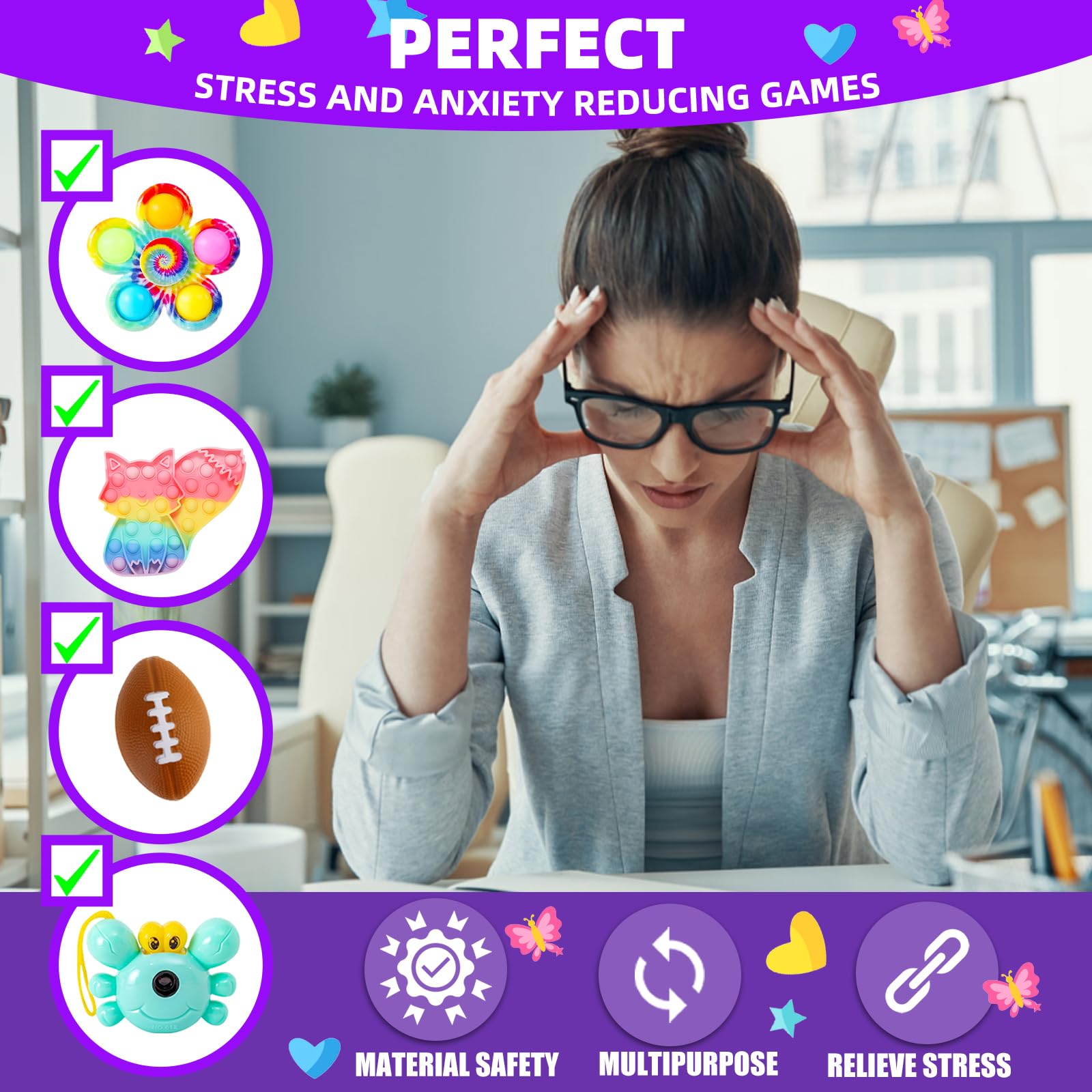 DKZ building blocks for creative fidgeting and fine motor