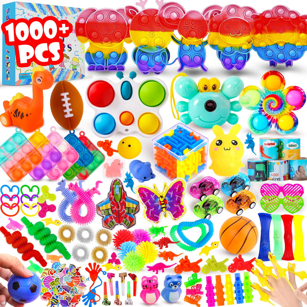 DKZ animal fidget poppers assortment for tactile play and quiet desk moments