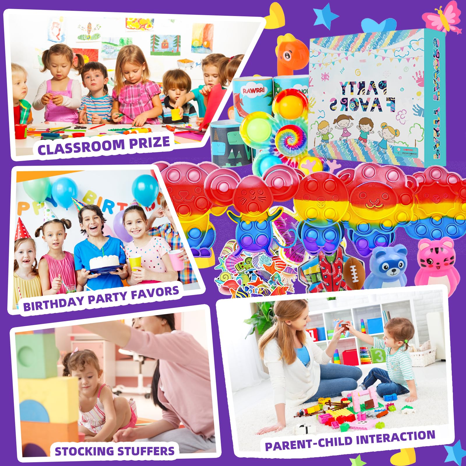 DKZ whistles and DIY bags with blocks inspire interactive games and prizes