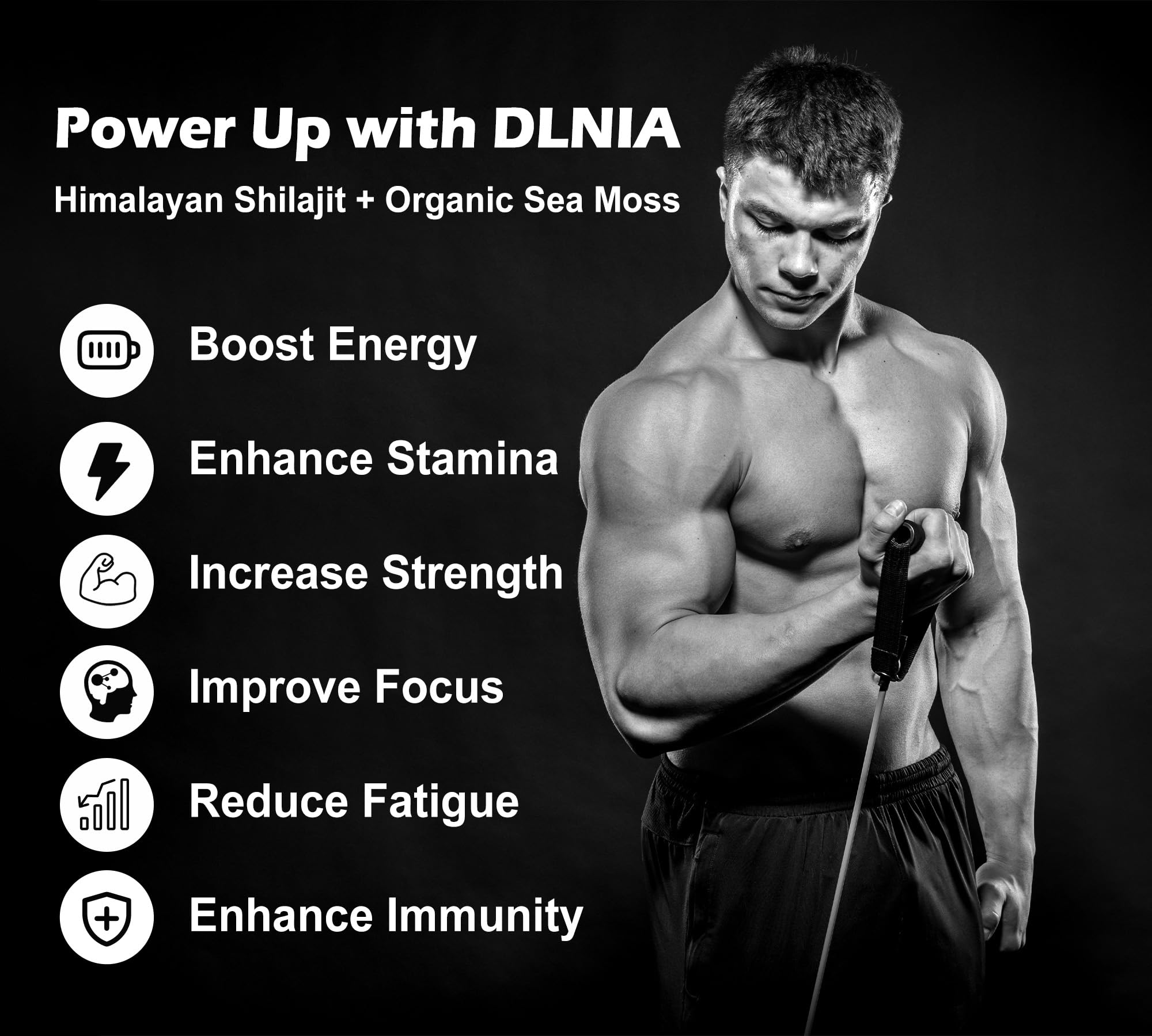 DLNIA All-in-One Vitality Bundle packaging showcases premium wellness kit.