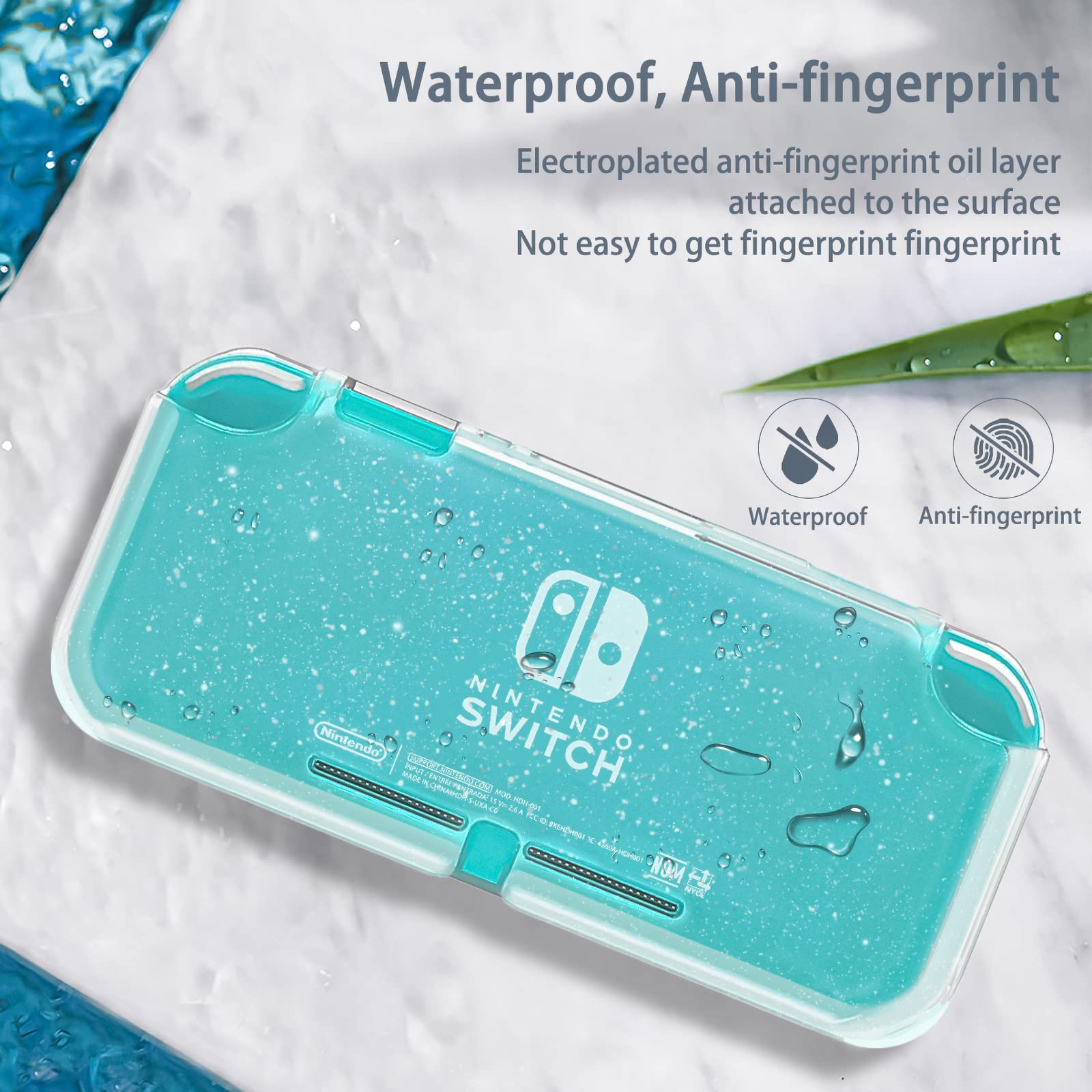 DLseego Switch Lite precise-cutouts case allows easy access.