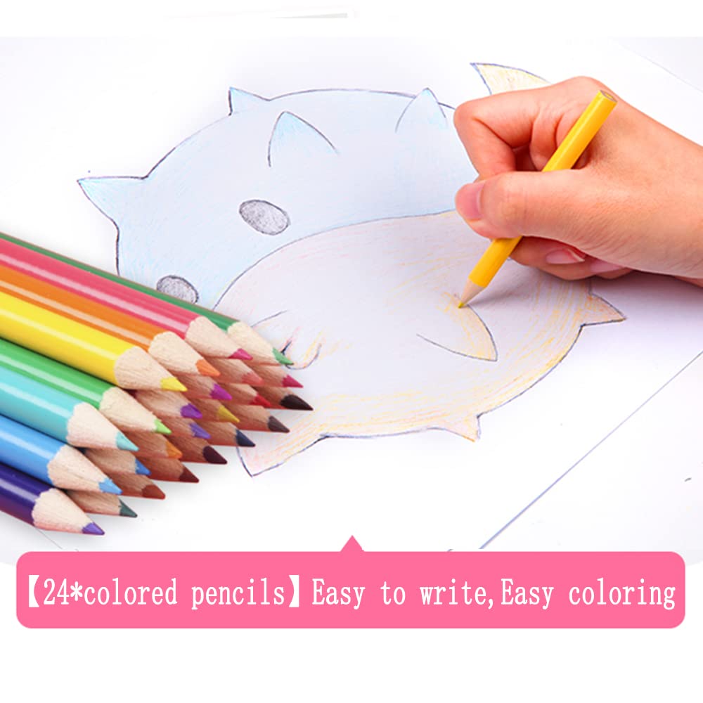 DLUCKY watercolor pens for vivid washes and fine details