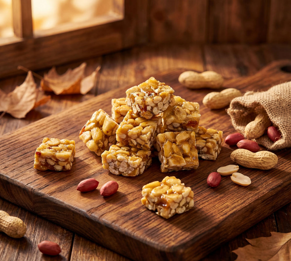 DM Sweets Peanut Squares in bite-sized form perfect for candy bowls