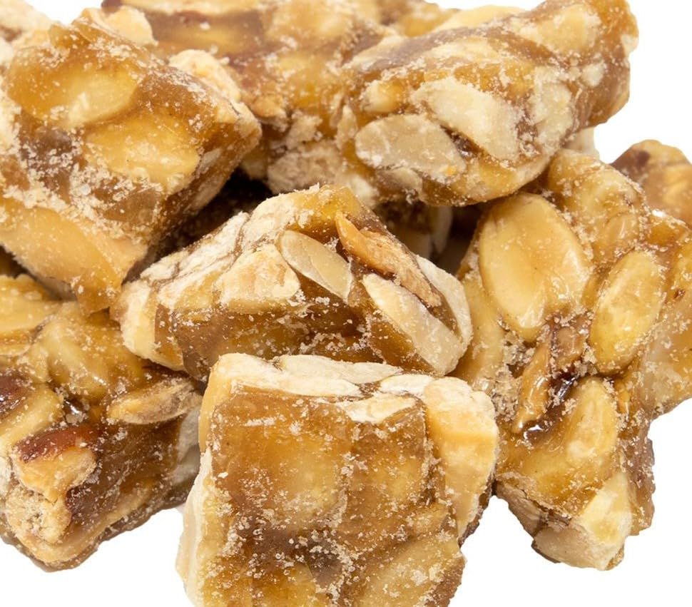 DM Sweets Peanut Squares with crunchy brittle highlights nostalgic flavor for sharing