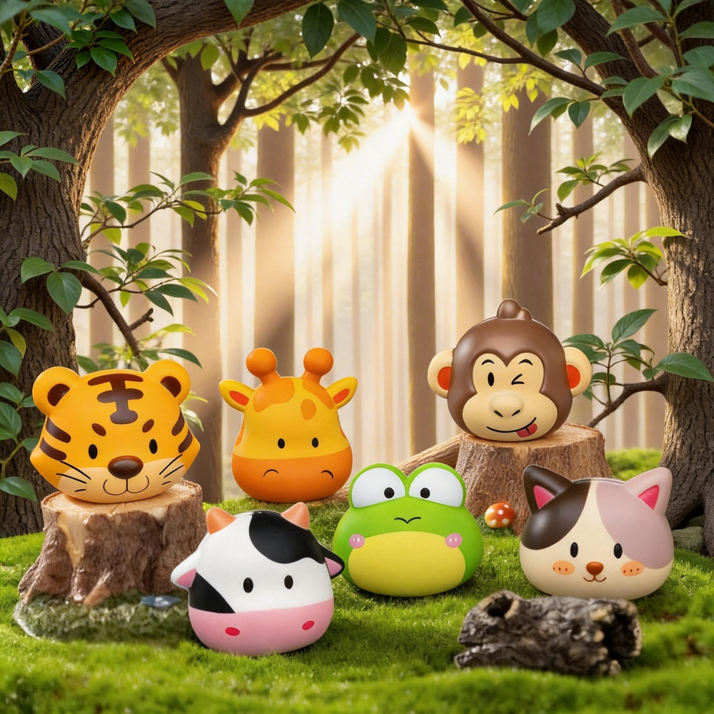 DMIGHT fox squishy toy with bright colors for imaginative play
