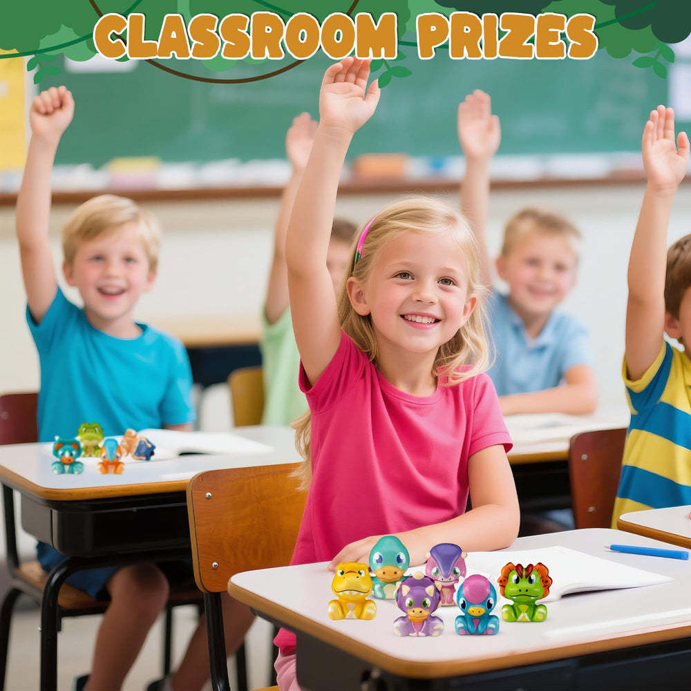 DMIGHT dinosaur squishy party favors loved by kids at parties and classrooms.