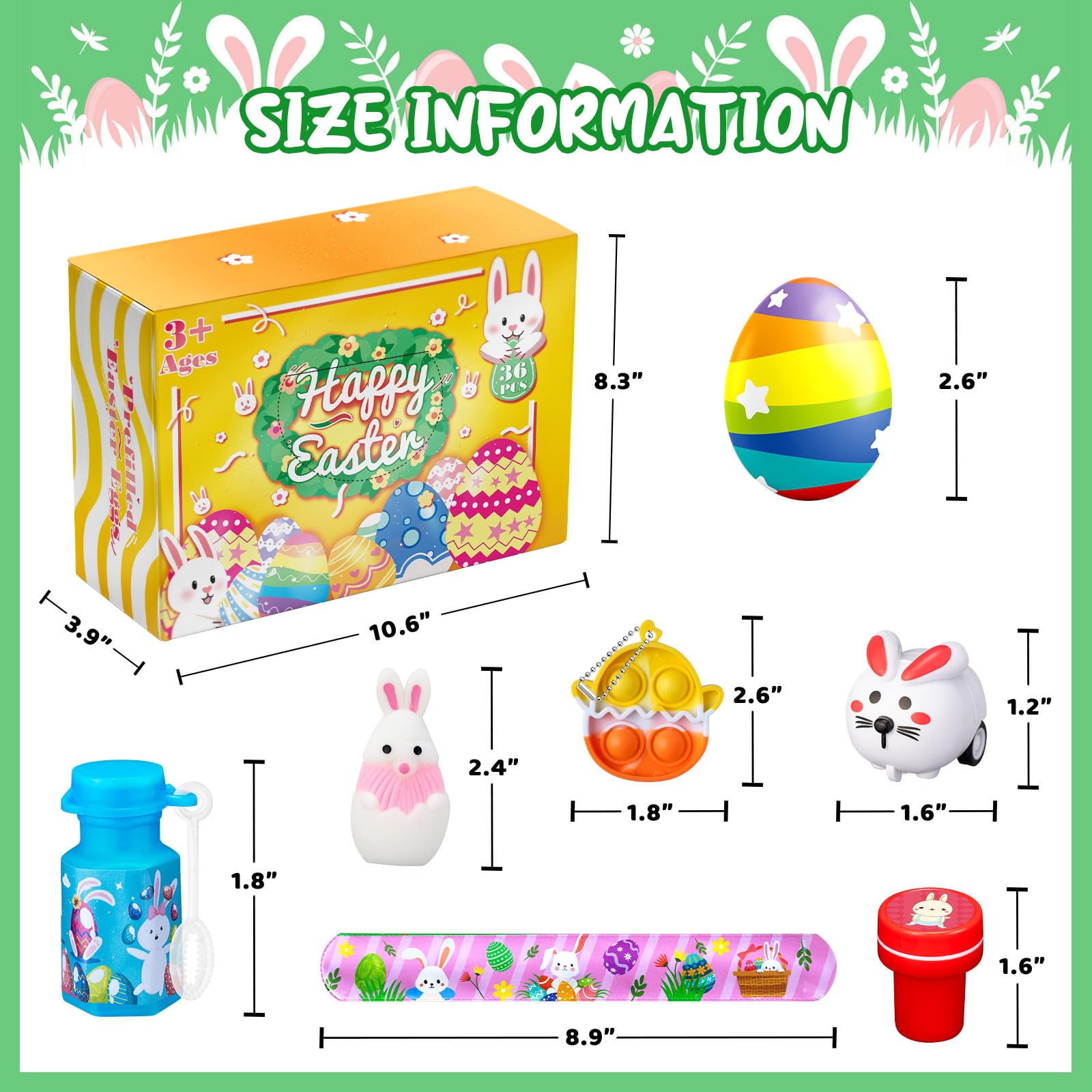 DMIGHT Easter party decorations with vibrant colors for celebrations.