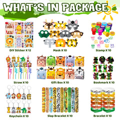 DMIGHT Jungle Safari animal masks invite imaginative play and themed photo moments