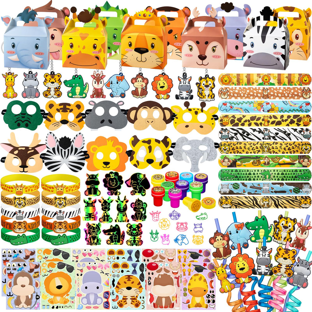 DMIGHT Jungle Safari gift boxes brighten party bags with colorful, kid-friendly appeal