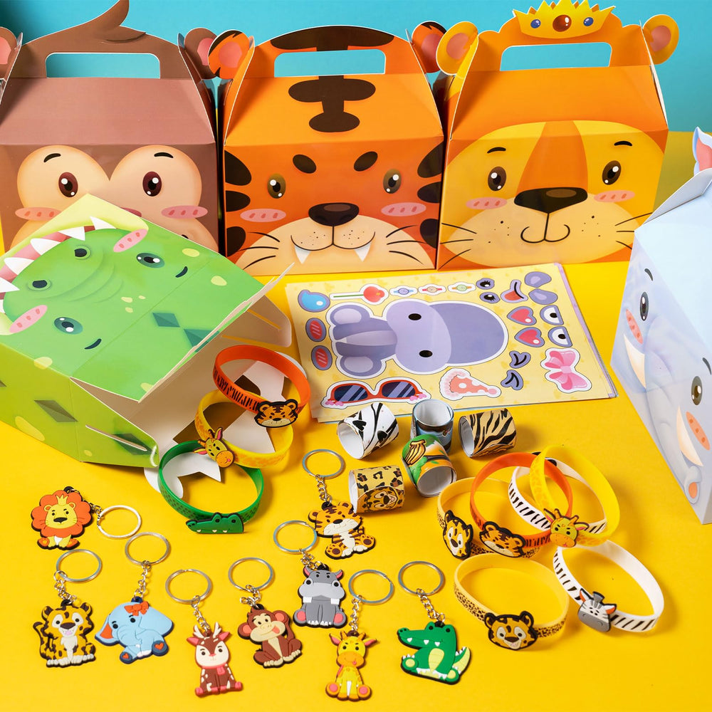 DMIGHT Jungle Safari keychains durable mementos for party rewards