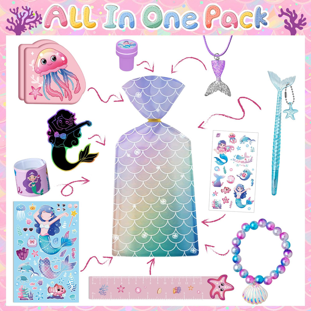 DMIGHT mermaid birthday decor bundle creates cohesive, photo-ready party visuals.