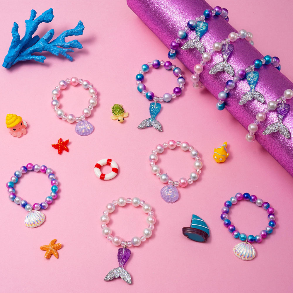 DMIGHT mermaid starfish accents brighten tables with ocean-inspired charm.
