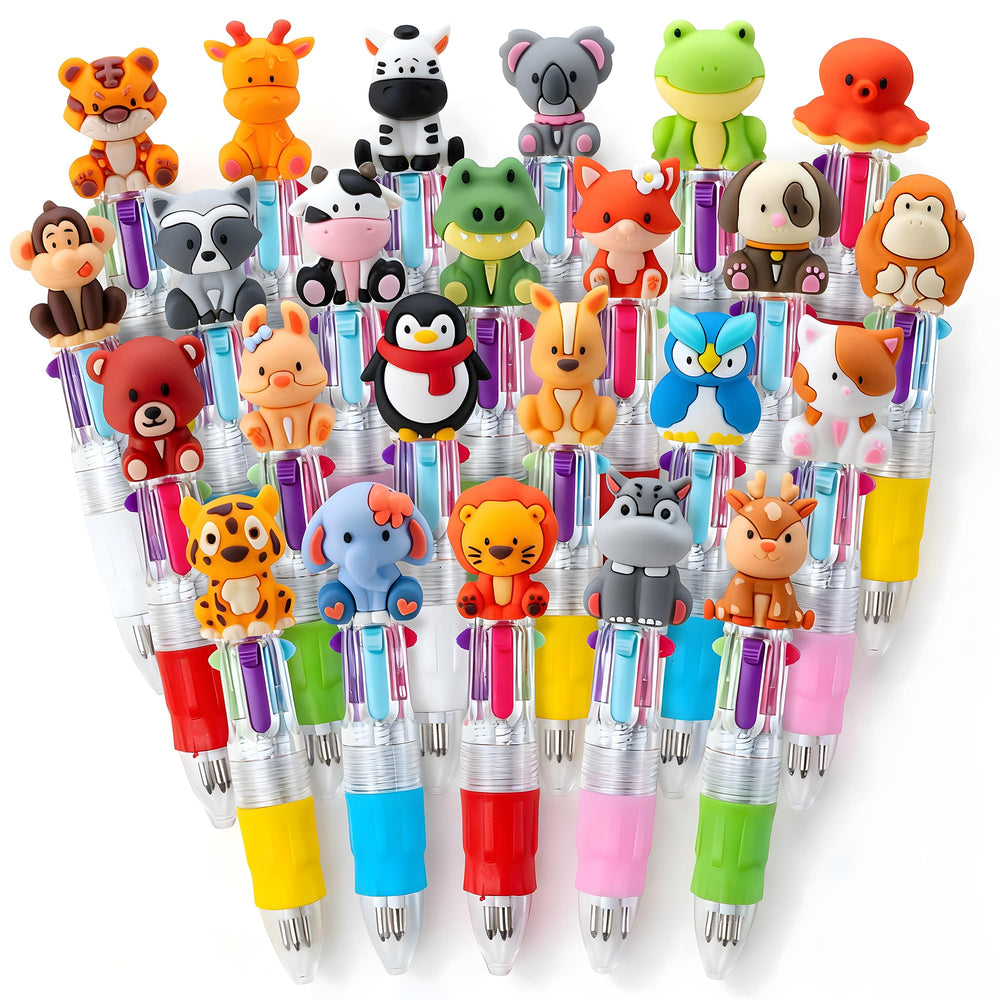 DMIGHT Mini Safari Pens pack front shows vibrant colors for joyful writing.