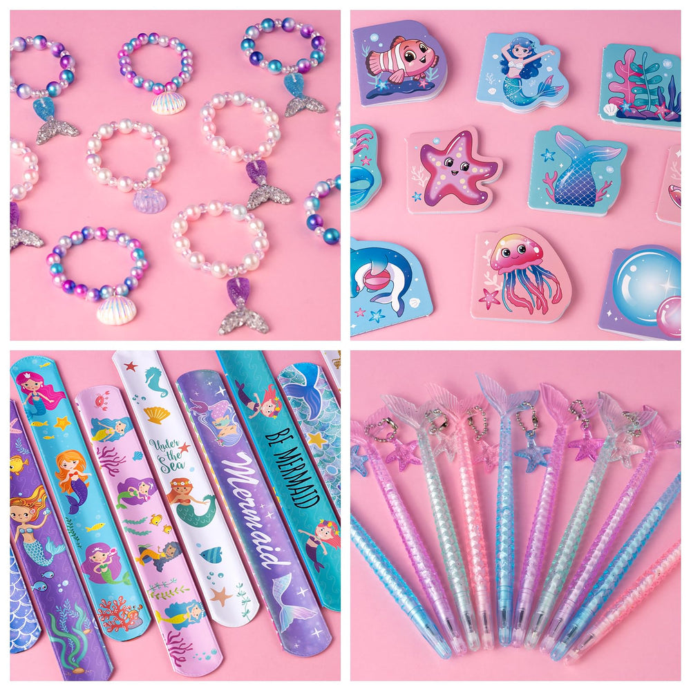 DMIGHT mermaid favors packaging bags help organize treats in style.