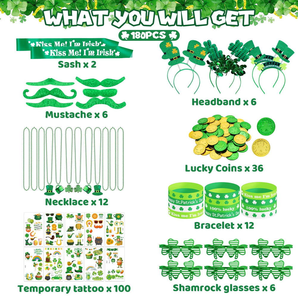 DMIGHT shamrock coins add playful props for games and selfies