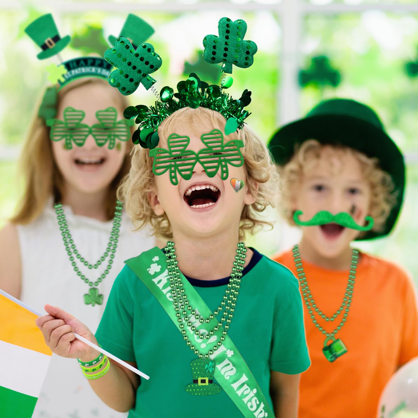 DMIGHT shamrock glasses spark fun, share-ready moments