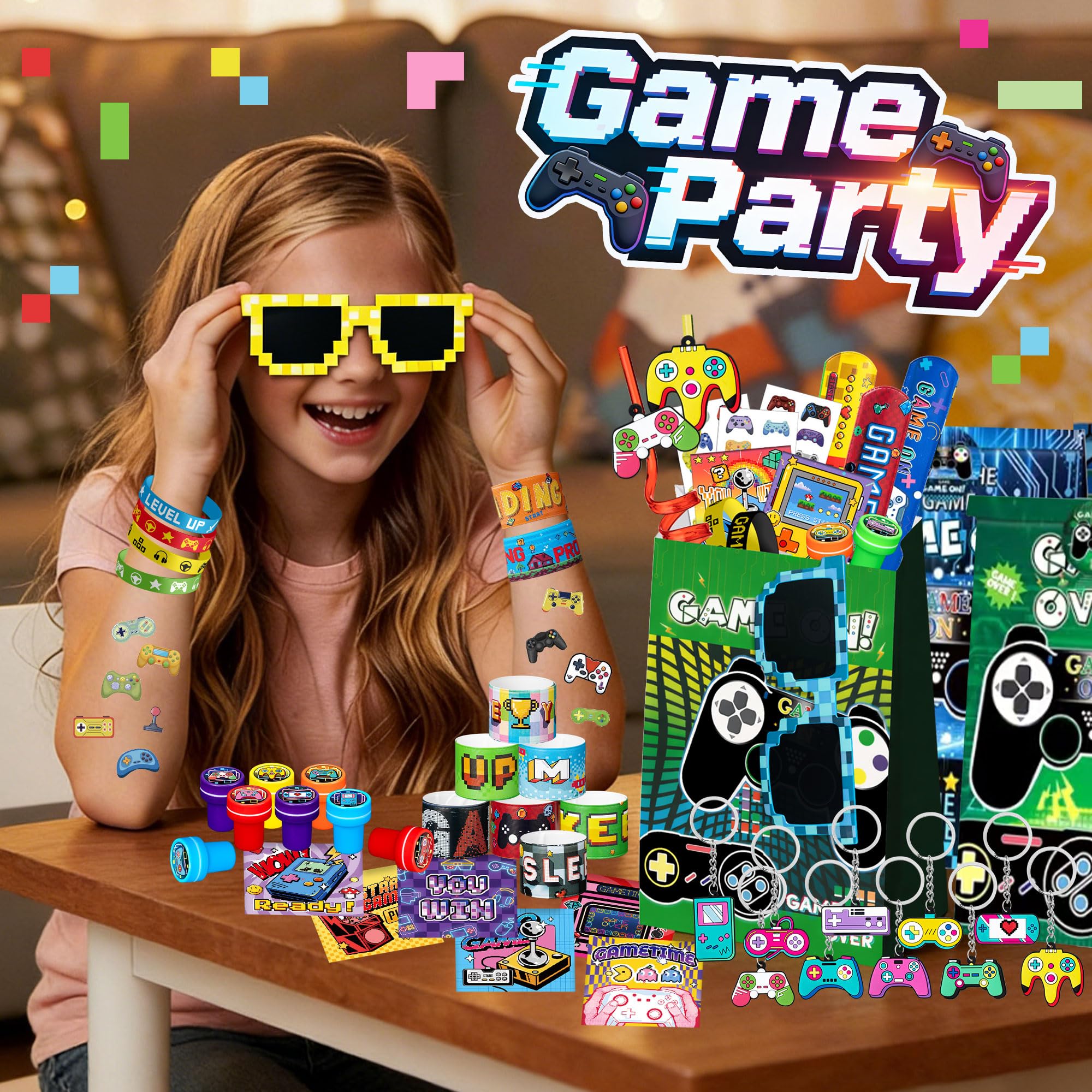 DMIGHT game glasses offer safe, fun accessory for kids' party beverages.