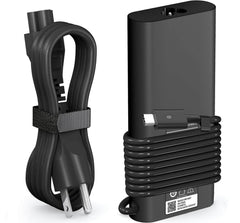 DMKAOLLK 130W USB-C laptop charger demonstrates Dell compatibility for reliable power delivery