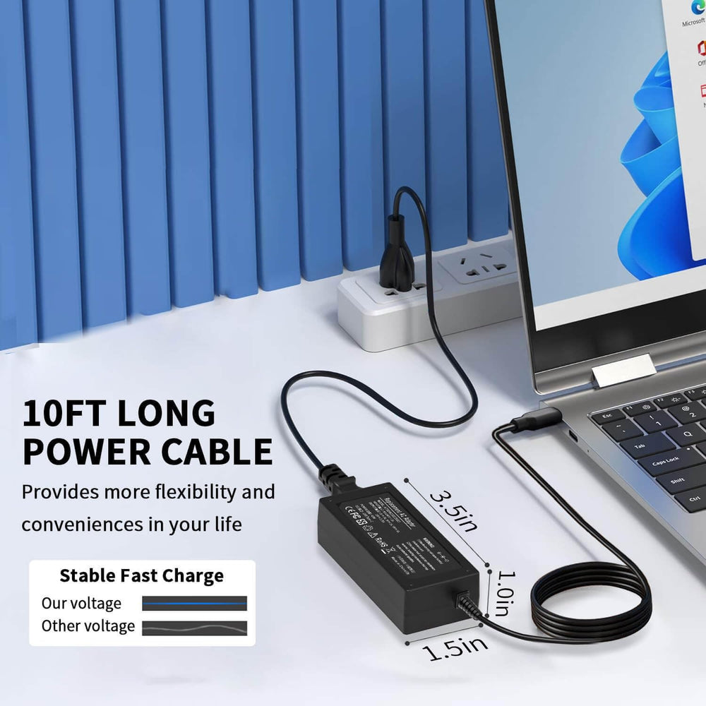 DMKAOLLK 45W USB-C charger compatible with Acer CB315 for home office use