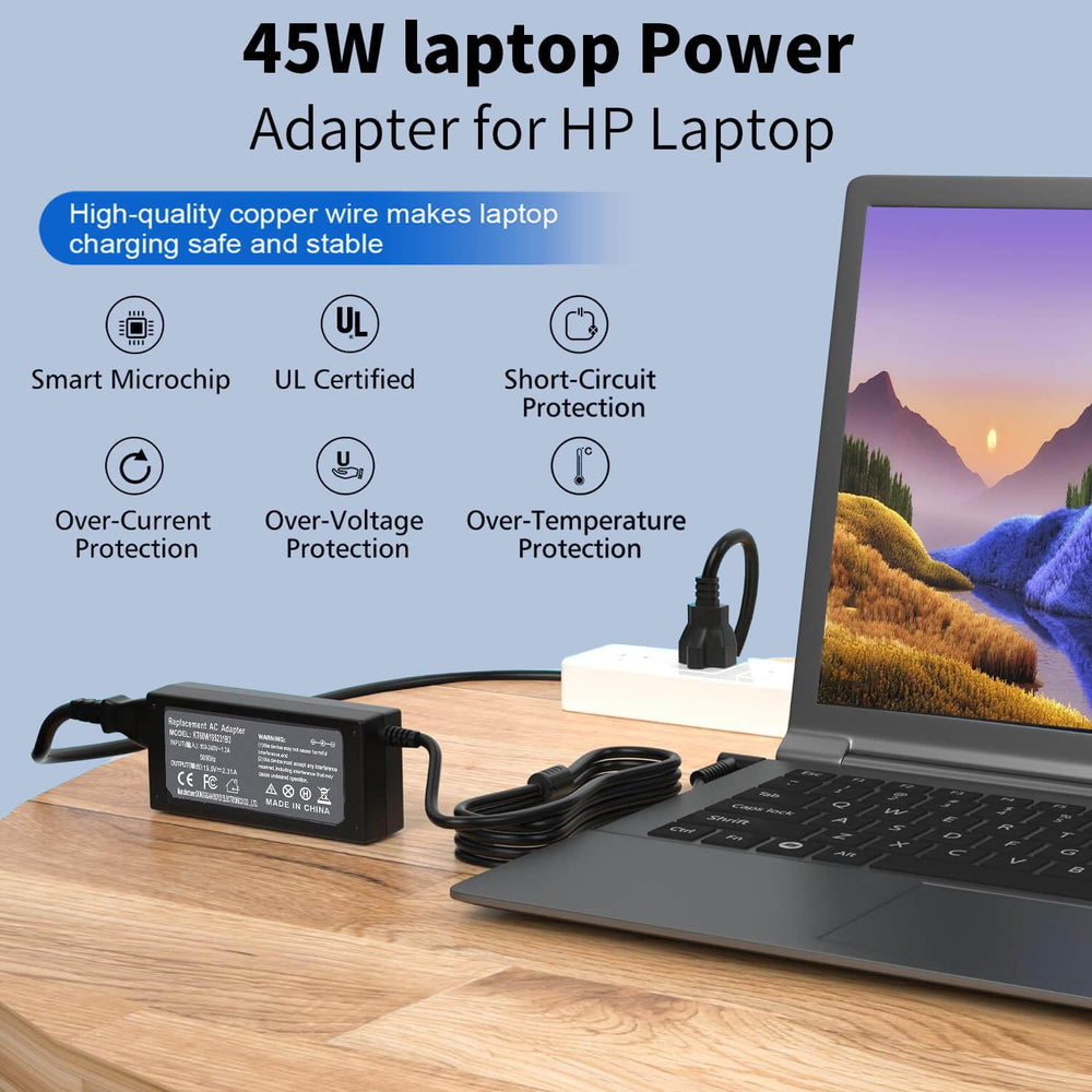 HP Stream laptop charger blue-tip connector for universal input