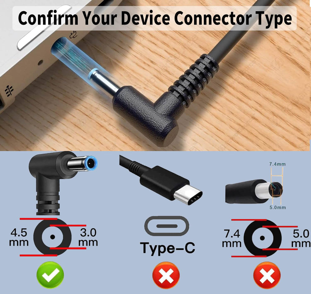 Pavilion x360 blue-tip charger by DMKAOLLK for quick model recognition