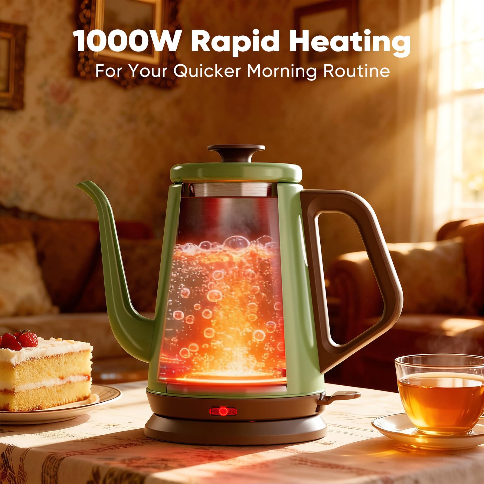 DmofwHi gooseneck kettle delivers controlled pours