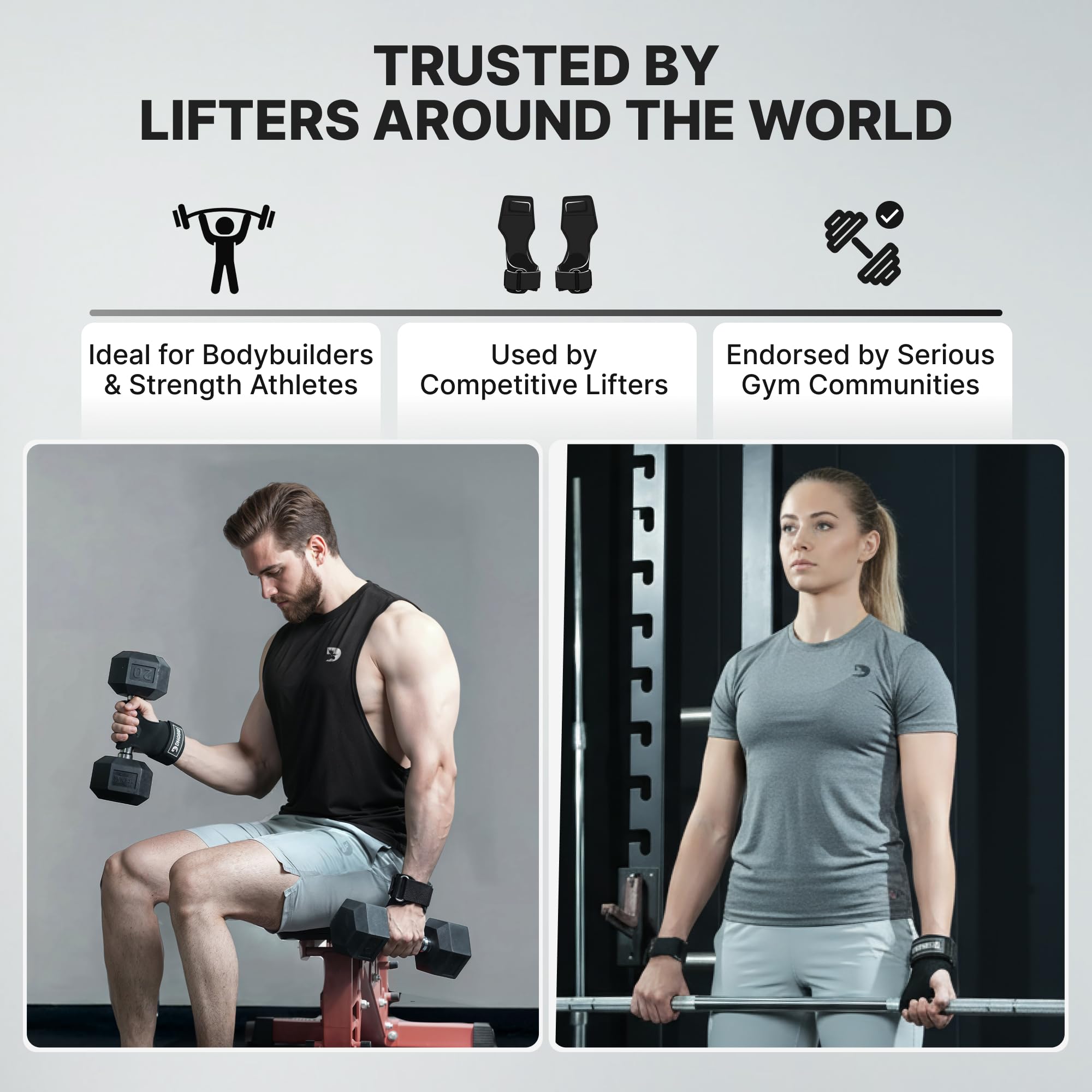 DMoose Fitness grip traction maintains control through challenging reps