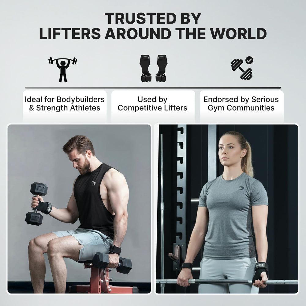 DMoose Fitness grip traction maintains control through challenging reps