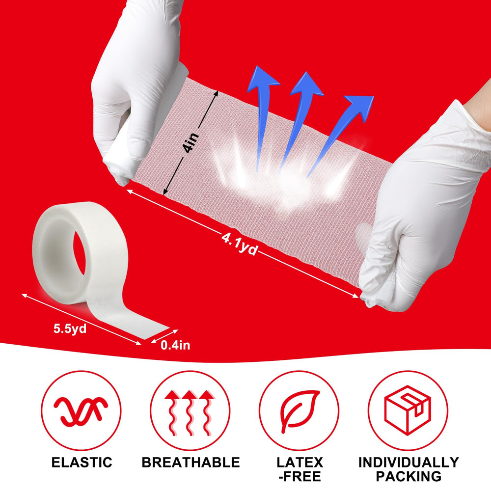 DMSKY gauze rolls non-stick and lint-free to protect wounds without fibers.