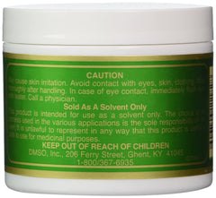 DMSO Gel with Aloe Vera label closeup highlights branding and soothing gel texture.