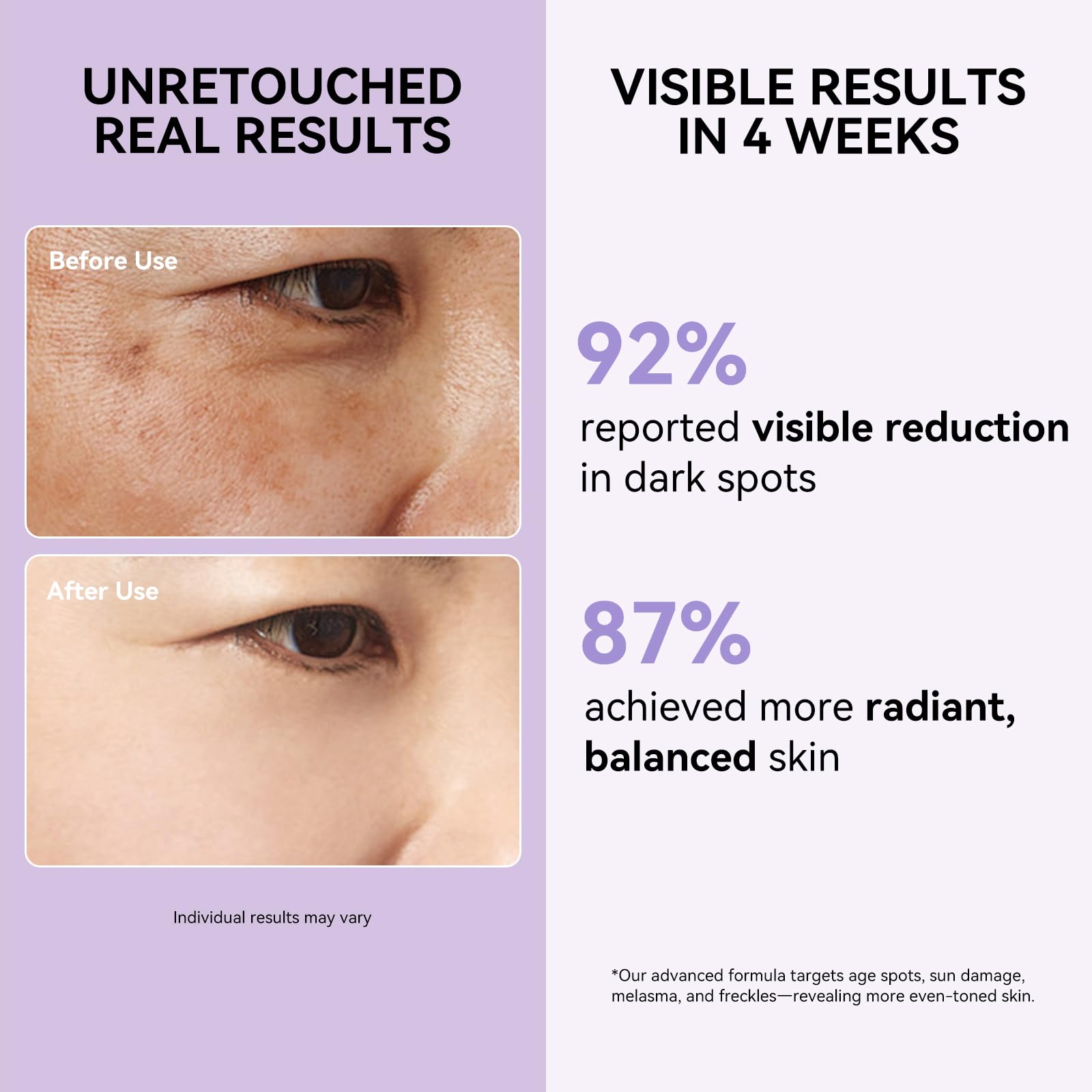 DMYGO serum bottle top view highlighting smooth, fast-absorbing texture.