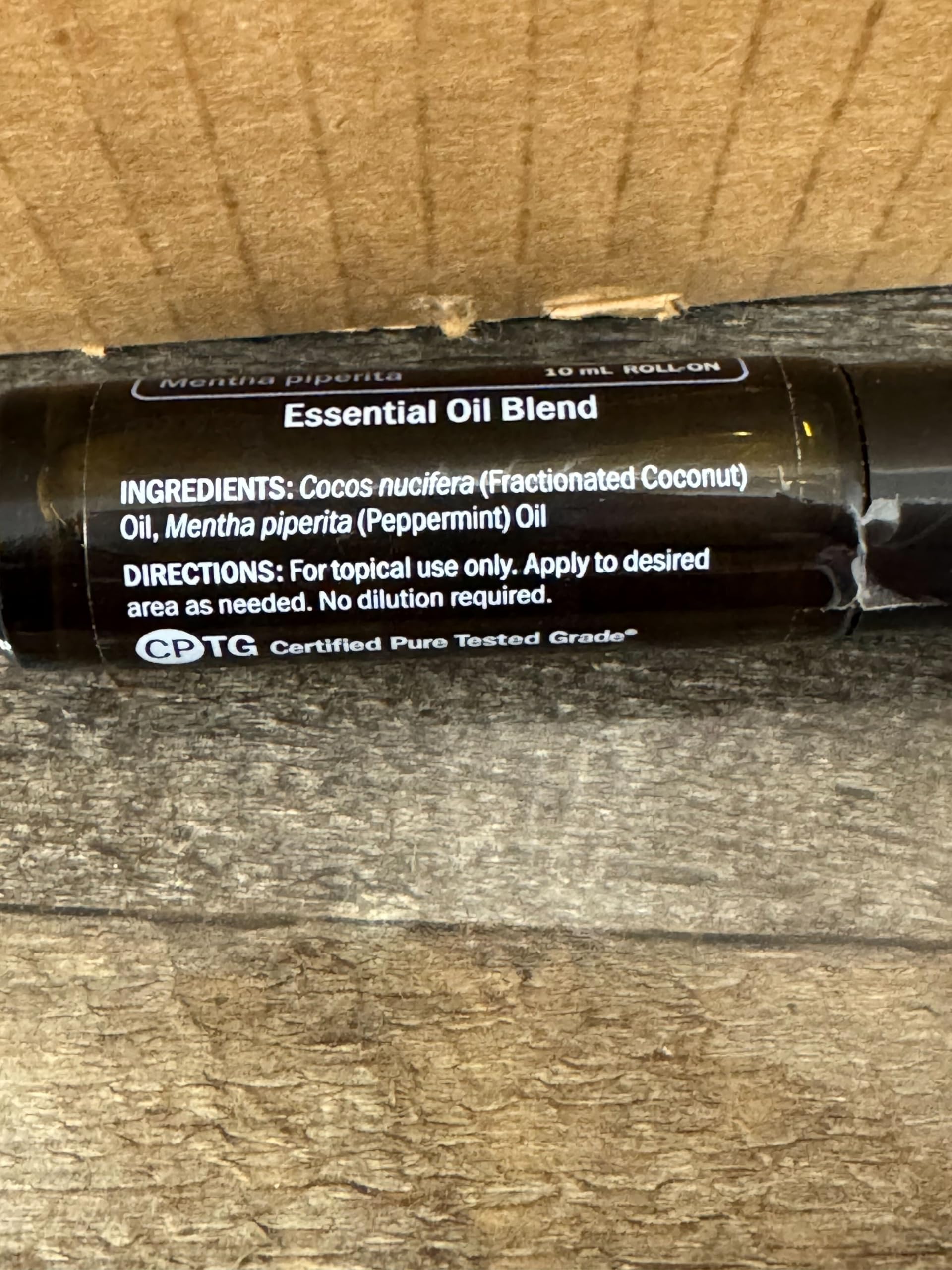 doTERRA Peppermint Touch wrist-application for a quick cooling boost during activity.