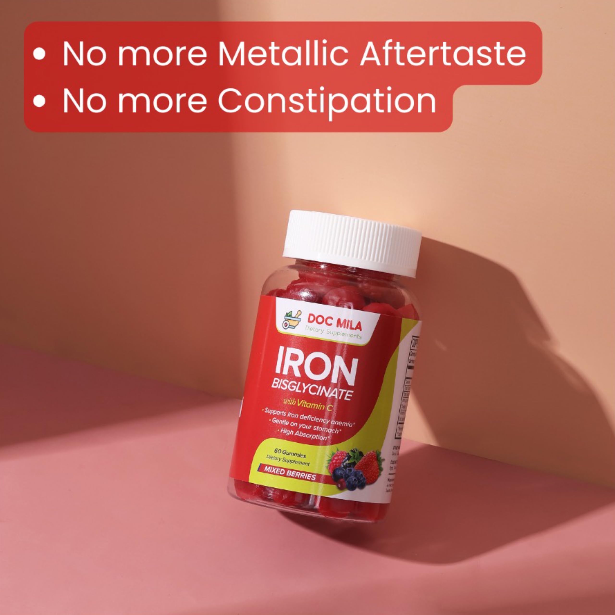 Doc Mila iron supplement suitable for kids and adults.
