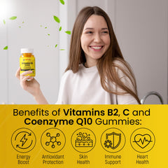 Doc Mila Vitamin B2 gummies on-the-go packaging for busy days.