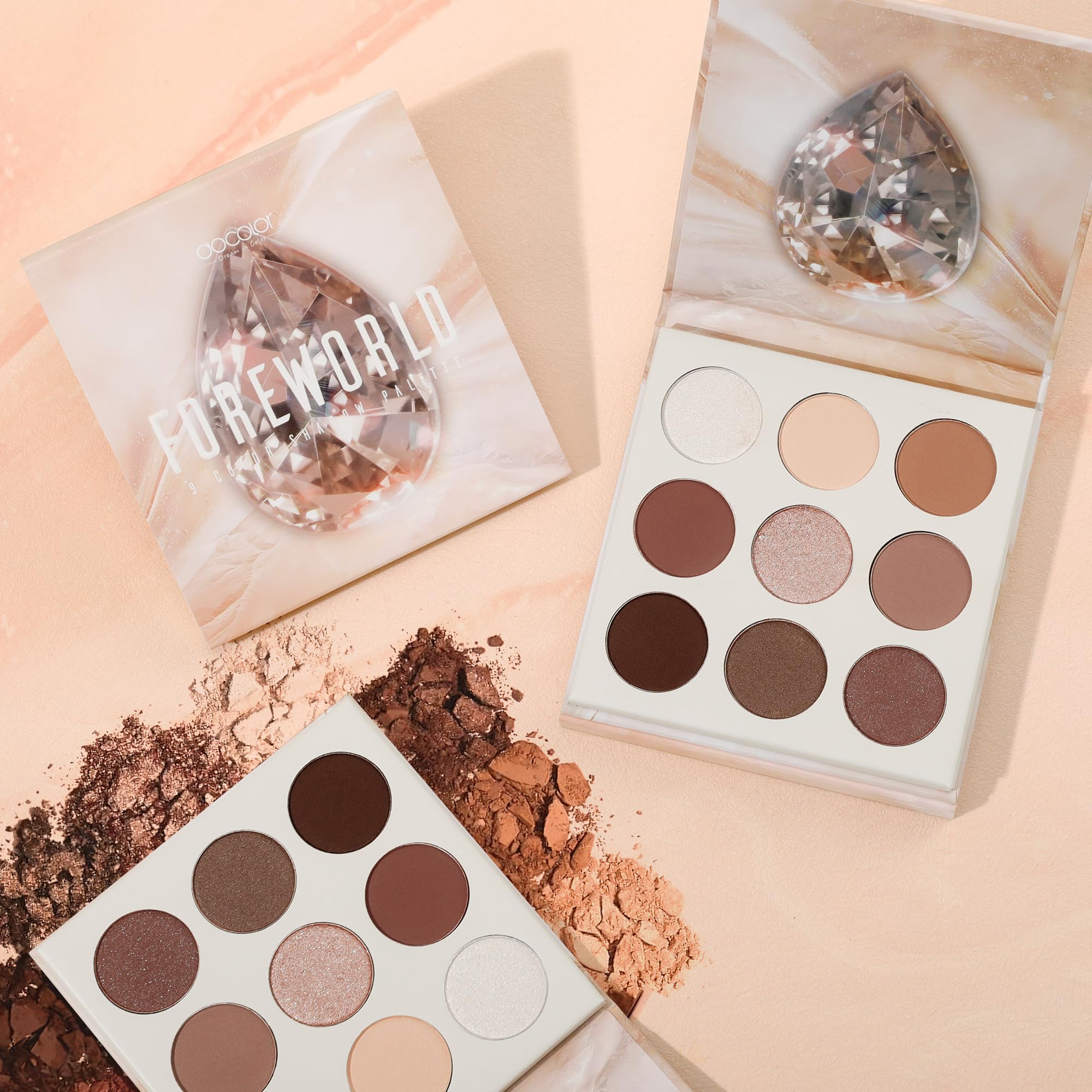 Docolor Day-to-night application shows transitions from office to evening glam.