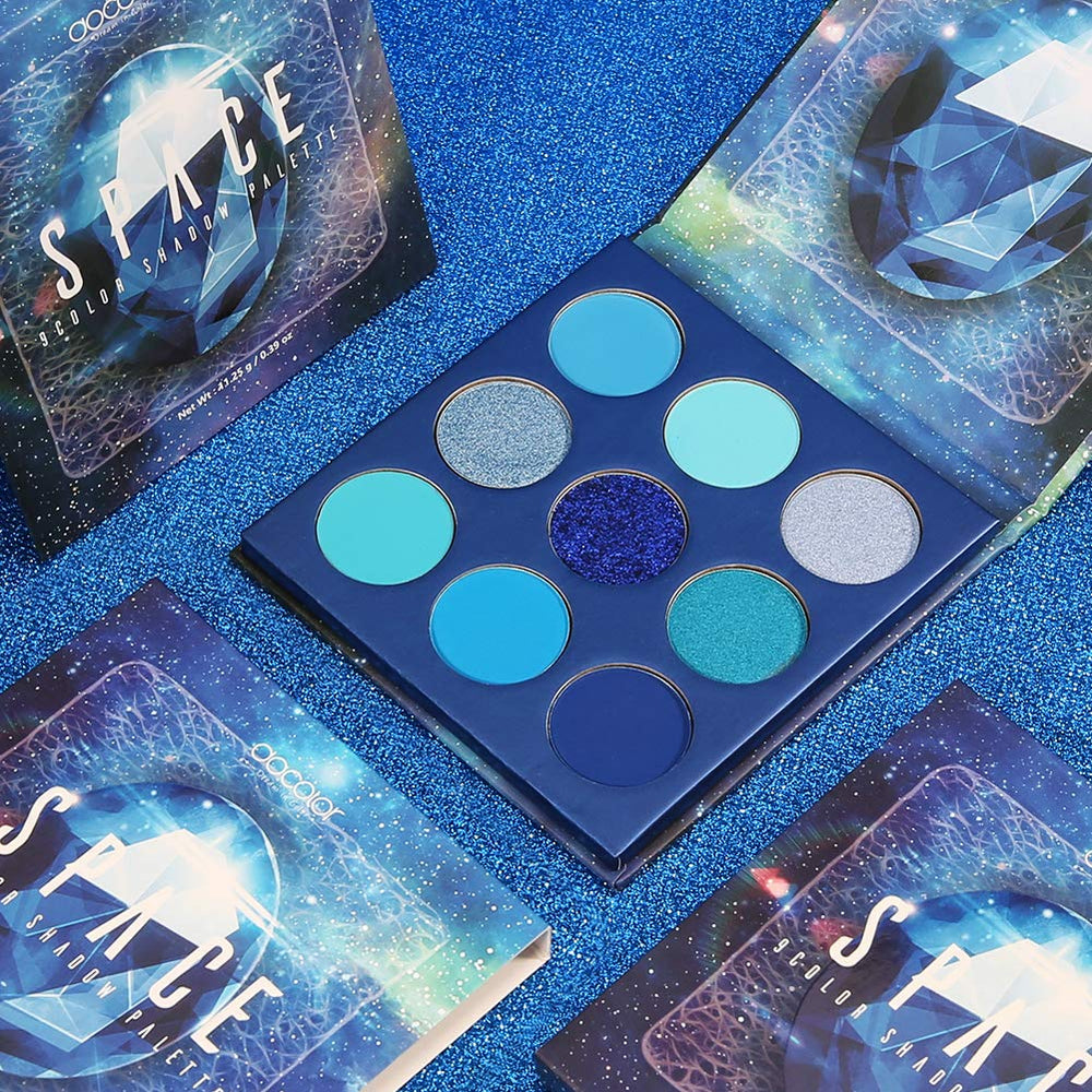 Docolor blue tones suit brown and blue eyes beautifully.