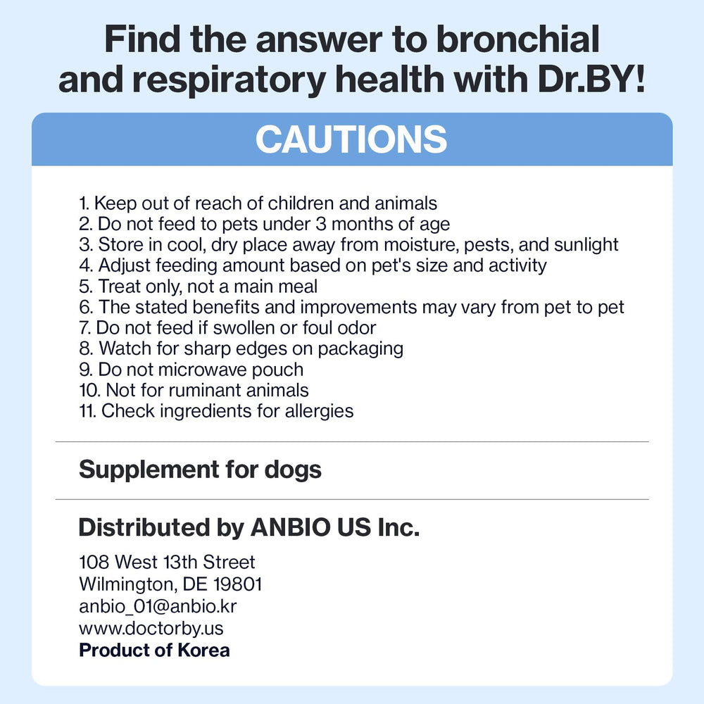 Doctor By Breath dosing spoon sits beside the bottle for easy measuring.