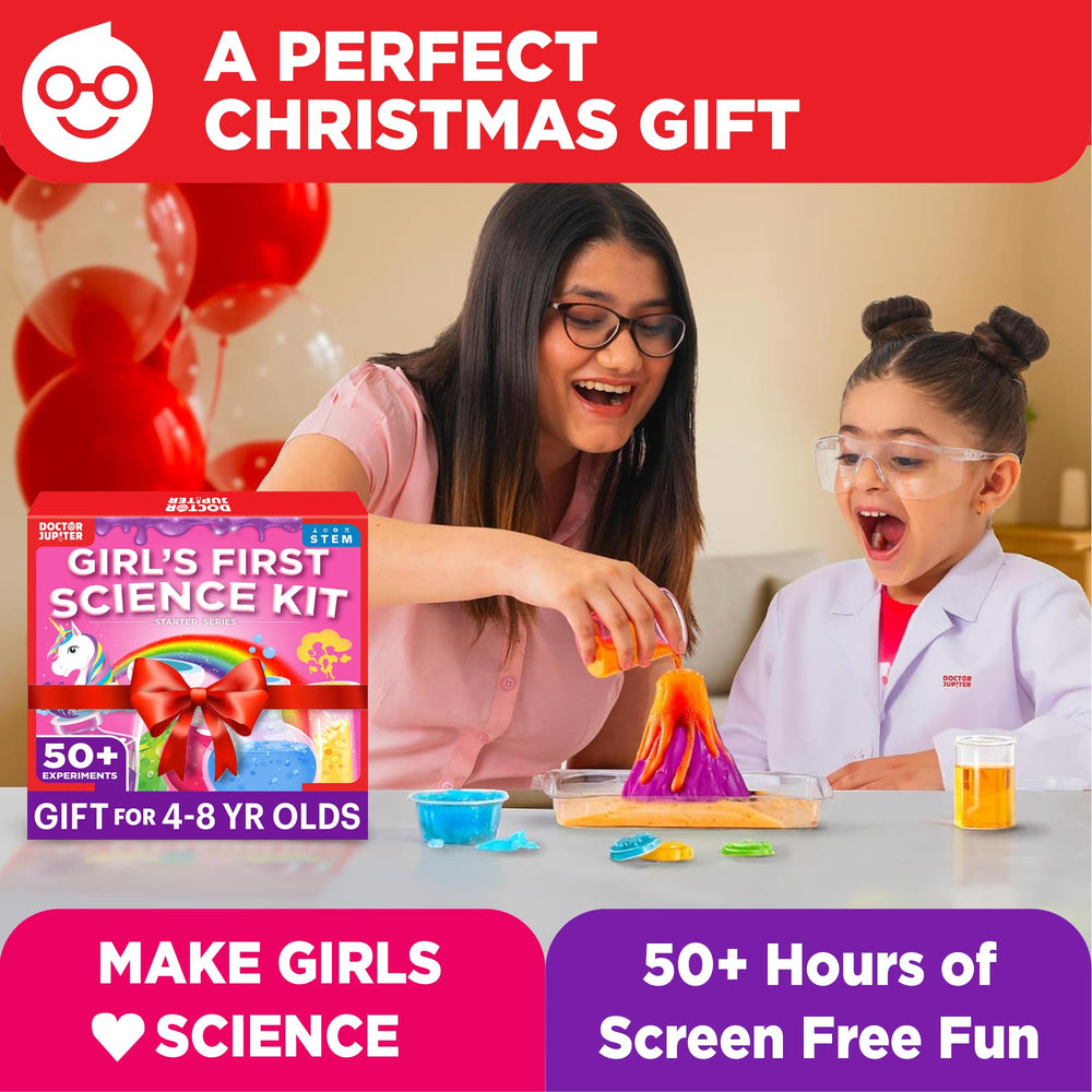 Doctor Jupiter Girls’ First Science Kit face-mask project supports creativity and fine-motor skills
