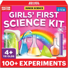 Doctor Jupiter Girls First Science Kit packaging invites curiosity for kids