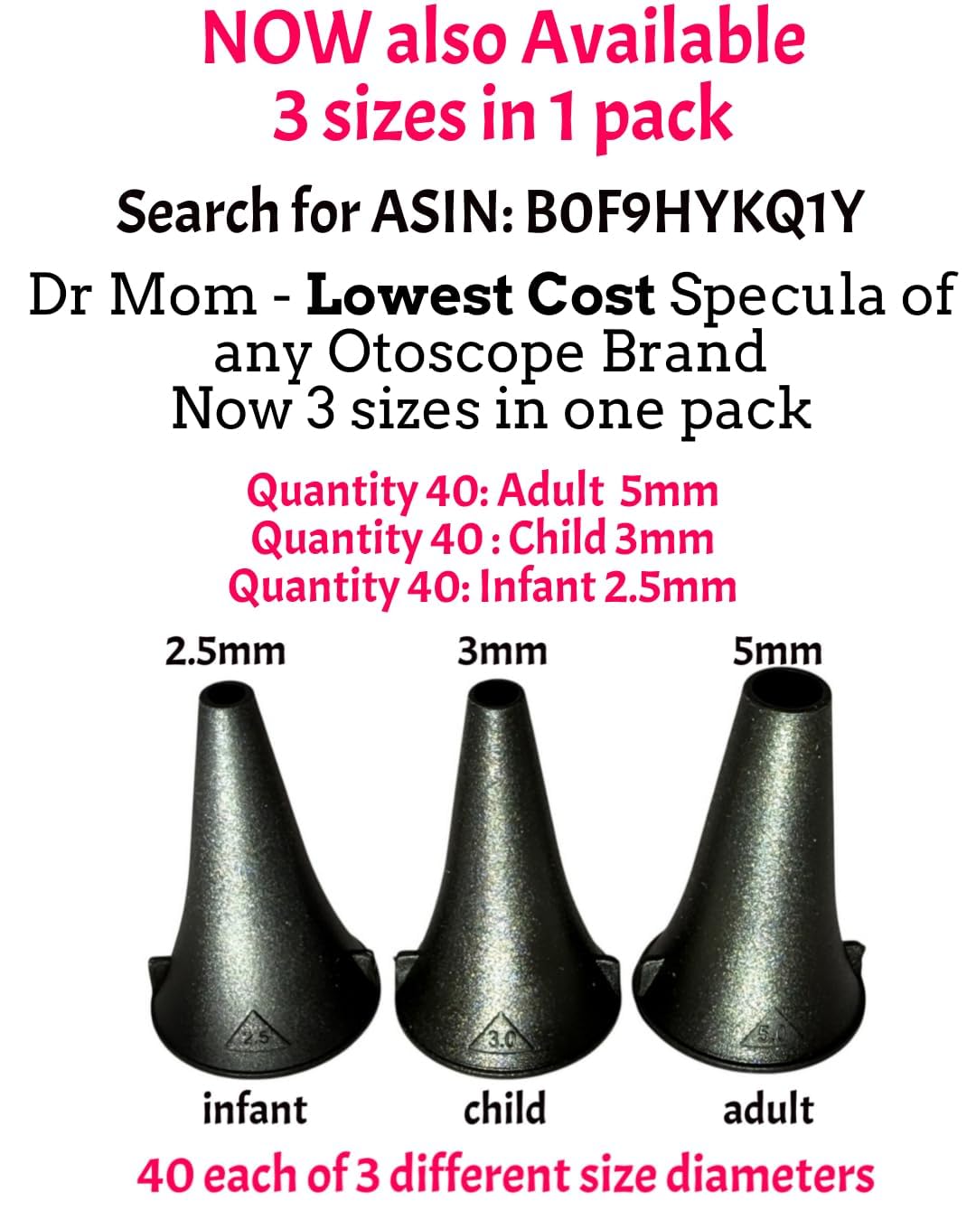 Doctor Mom Pocket Pro lens offers clear view for quick ear checks.