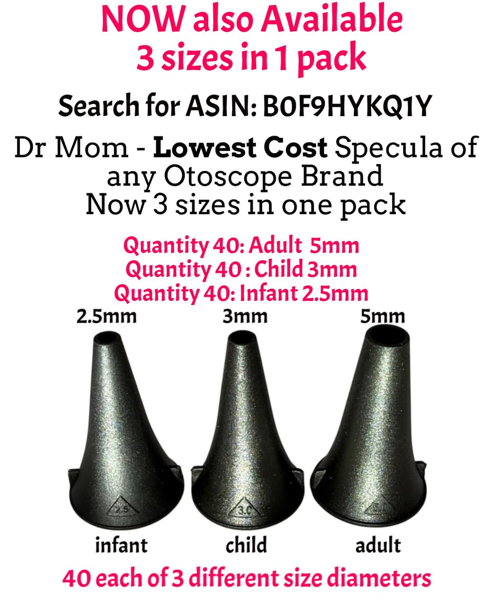 Hard travel case protects the otoscope during transport.