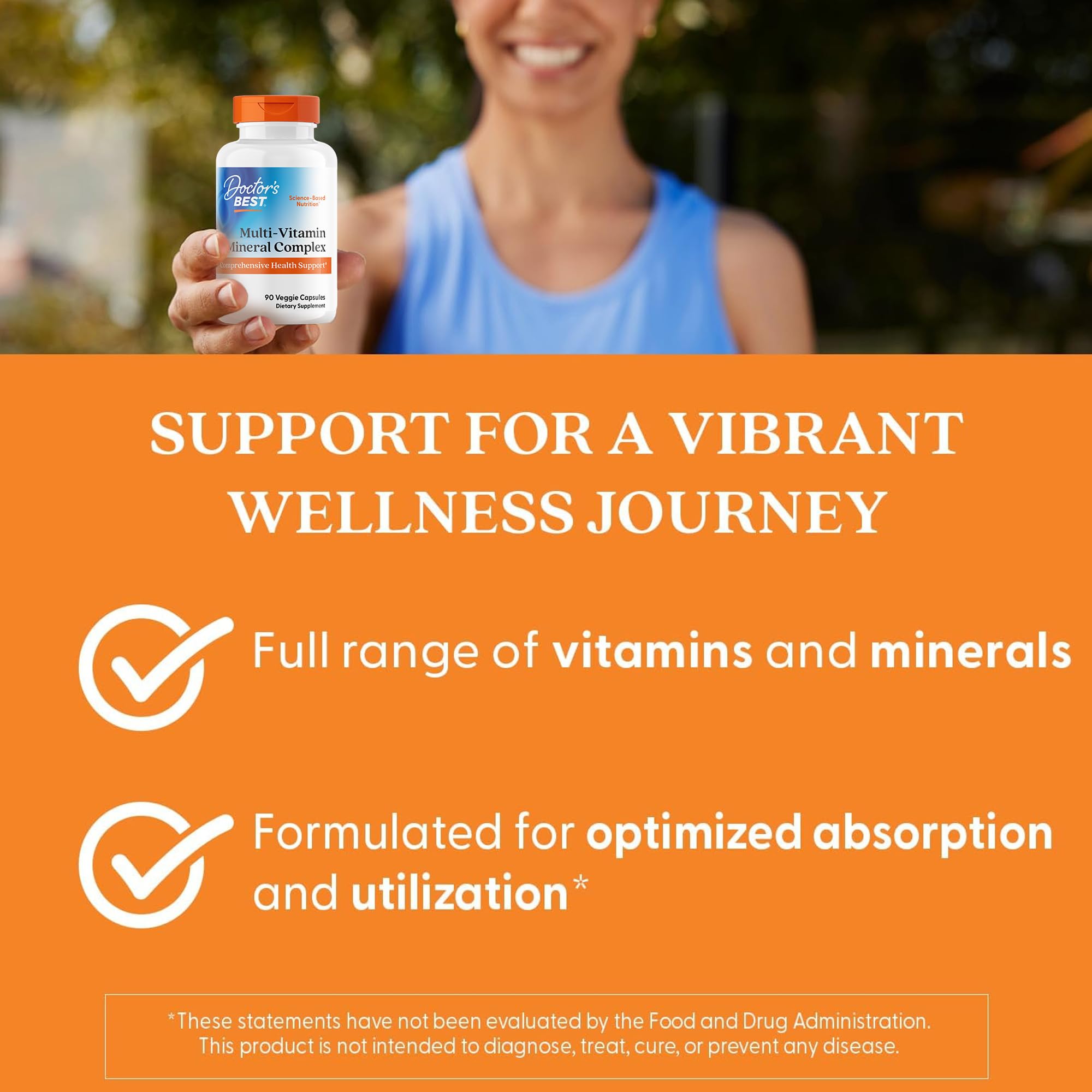 Doctor's Best B vitamins in activated forms for better absorption.
