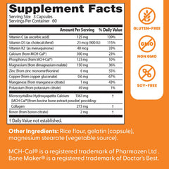 Doctor's Best Calcium Complex capsules closeup emphasizes bioavailable minerals.