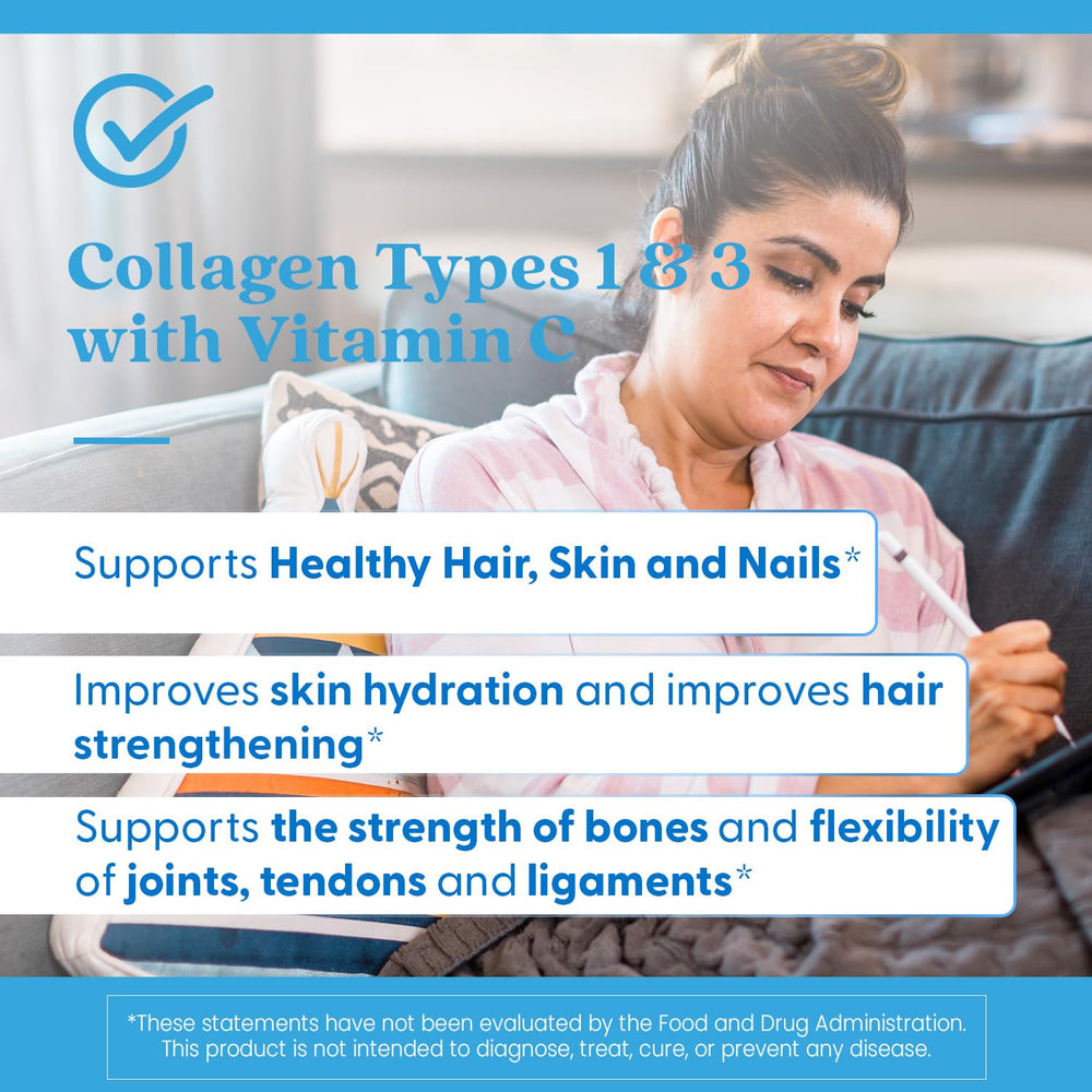 Back label lists ingredients and supplement facts for Doctor's Best Collagen.