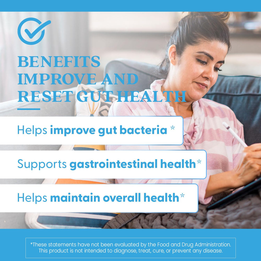 Daily digestive support use with glass of water