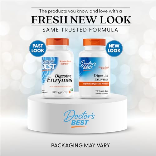 Close-up of Doctor's Best capsules showing vegetarian, non-GMO formula.