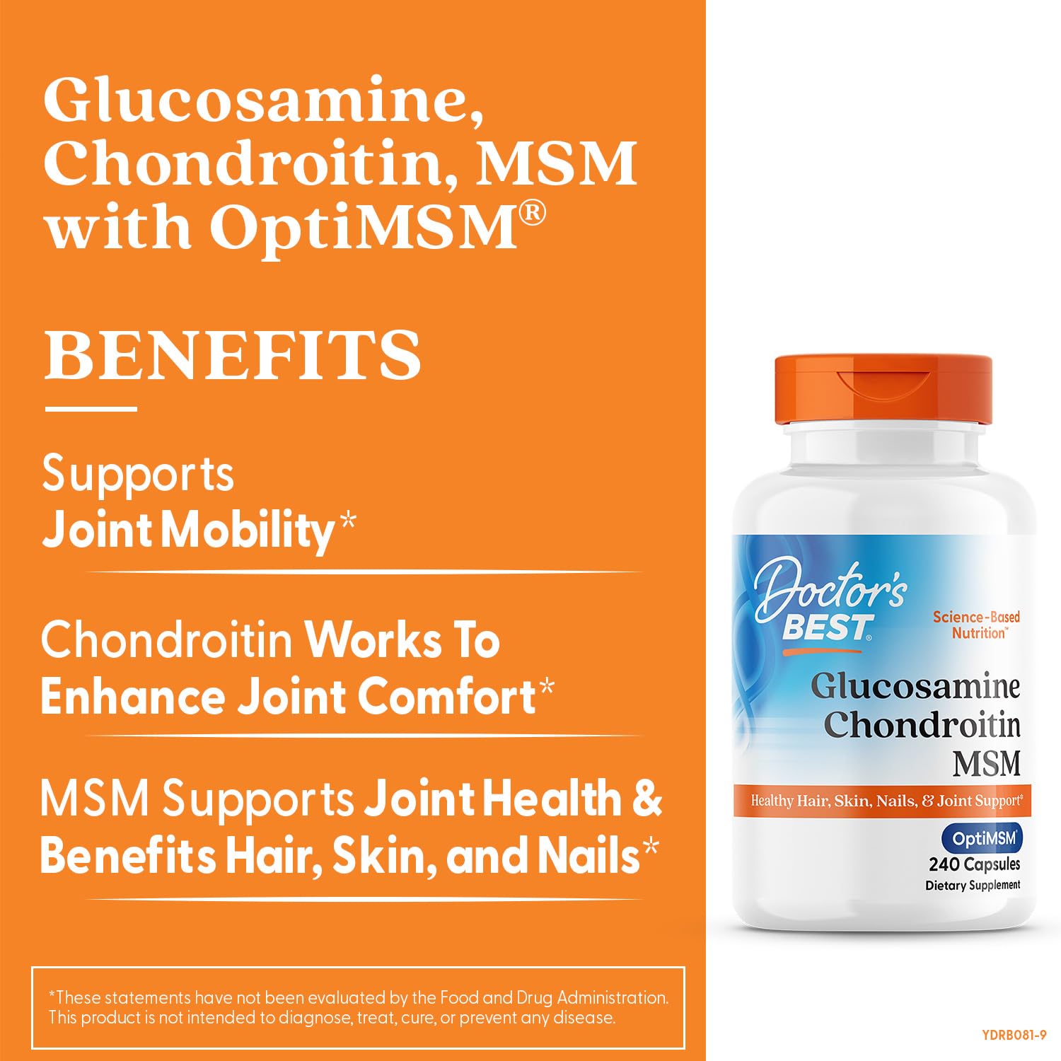 Capsules ready for daily joint comfort routine