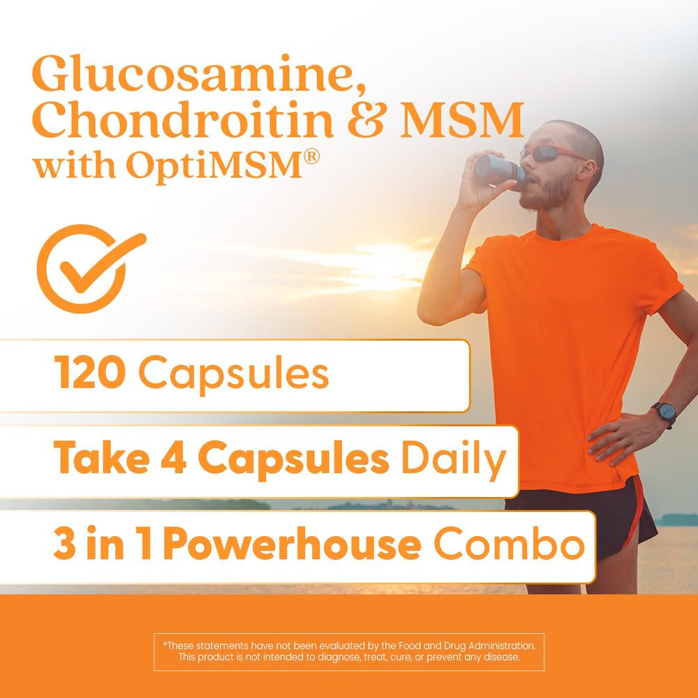 Doctor's Best nutrition facts panel showing 4-capsule daily serving.