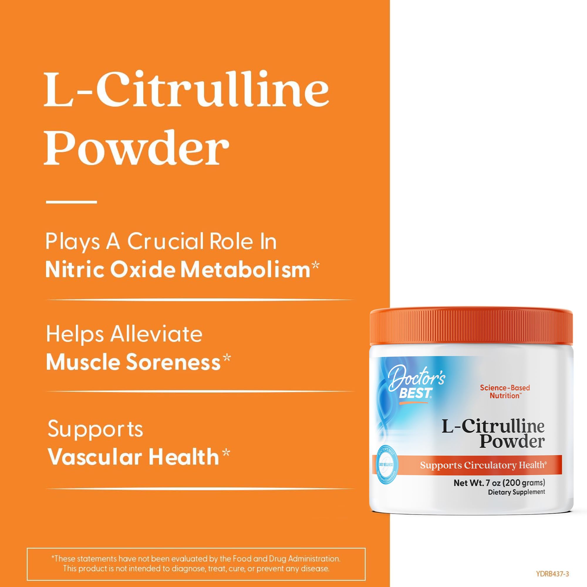 Doctors Best container showcasing unflavored formula for versatile use.