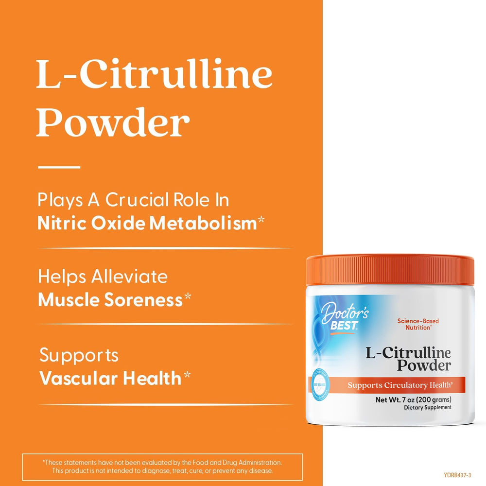 Doctors Best container showcasing unflavored formula for versatile use.